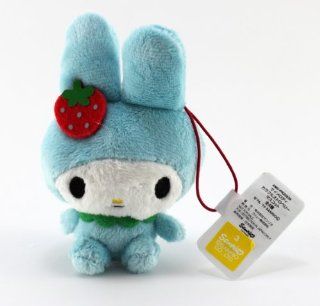 Furyu Official Sanrio My Melody Plush Strap   4"   Light Blue Toys & Games