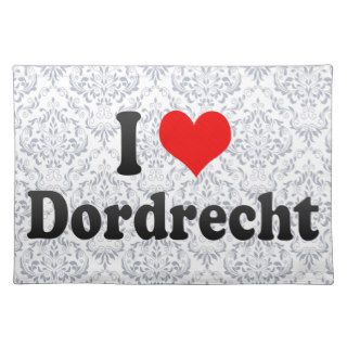 I Love Dordrecht, Netherlands Placemats