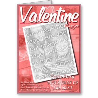 Valentine Magazine 2nd Edition Greeting Cards