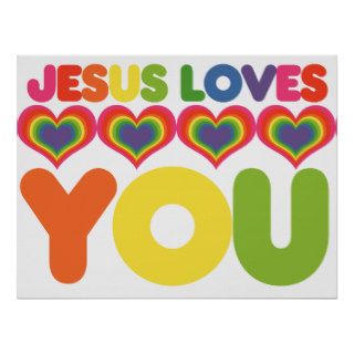 Jesus Loves you Poster
