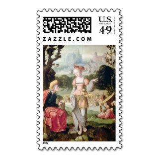 Ruth and Naomi in the field of Boaz, c.1530 40 Stamps