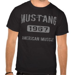 1967 Mustang Merchandise Tee Shirts