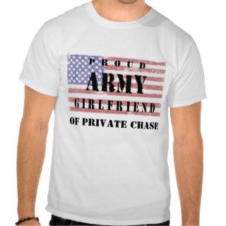 Add Your Boyfriend's Name Proud Army Girlfriend Sh Shirts