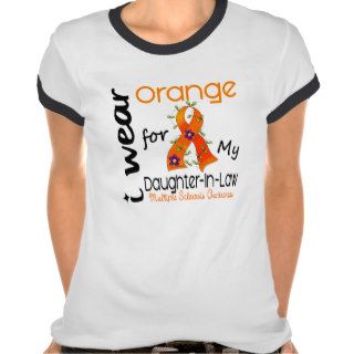 I Wear Orange 43 Daughter In Law MS Multiple Scler Shirts