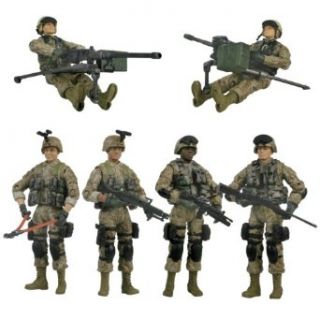 Bravo Team 118th Scale Marine Figures (Set Of 6) Toys & Games
