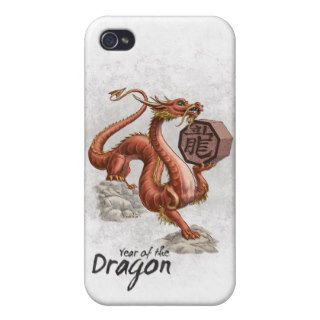 Year of the Dragon Chinese Zodiac Animal Art iPhone 4/4S Cover