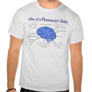 Funny Pharmacist's Brain Gifts Shirt