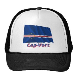 Drapeau Cap Vert avec le nom en français Trucker Hat