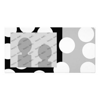Big Dots in Black and White. Picture Card