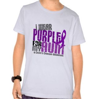 I Wear Purple For My Aunt 6 Crohn’s Disease Tees