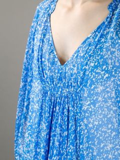 Diane Von Furstenberg 'fleurette' Print Chiffon Dress