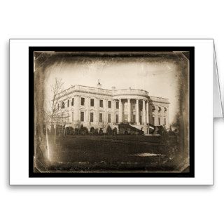 White House DC Daguerreotype 1846 Greeting Card