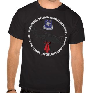 160th SOAR Blackhawk Black T shirt