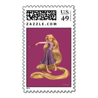 Rapunzel with Paintbrush 2 Stamp