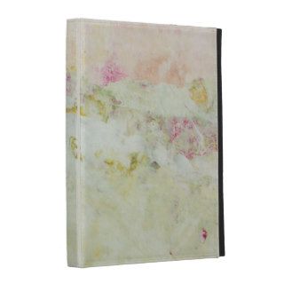 Abstract Painting in pink and white, IPad Folio iPad Folio Covers