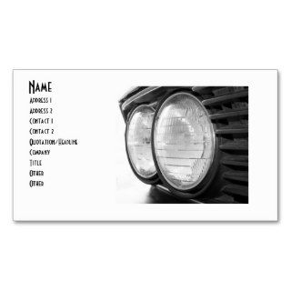 vintage BMW headlights buisness card Business Card Templates