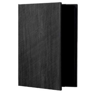 Blackened Wood Veneer Woodgrain iPad Air Cover