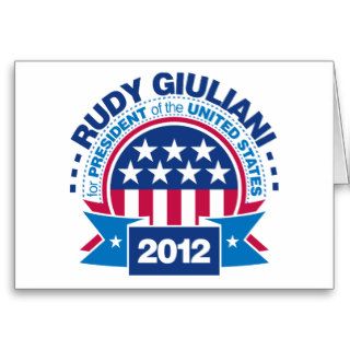 Rudy Giuliani for President 2012 Cards