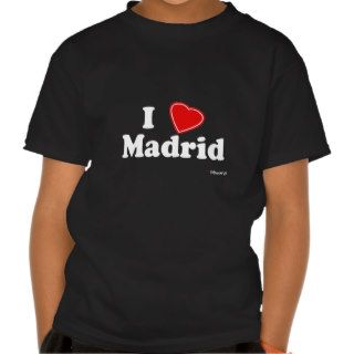 I Love Madrid Tshirts