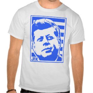 JFK COLOURS 35TH BLUE T SHIRT