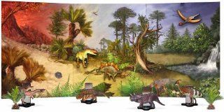 Dinosaur Magnet Board Diorama Nearly 3' Long Toys & Games