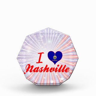 I Love Nashville, Kansas Acrylic Award