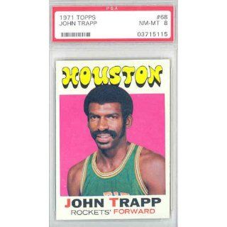 1971 Topps Basketball 68 John Trapp Rockets PSA 8 Near Mint to Mint at 's Sports Collectibles Store