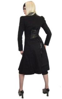 Necessary Evil Minerva Gothic Ladies Twill Coat Wool Outerwear Coats