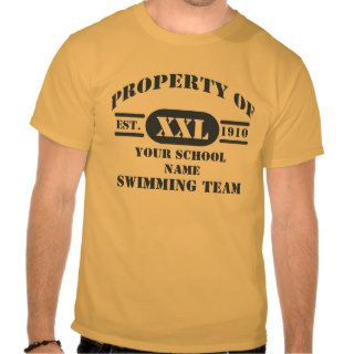 Property of Swimming Team T Shirt