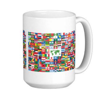 Collage of Country Flags All Over The World Coffee Mug