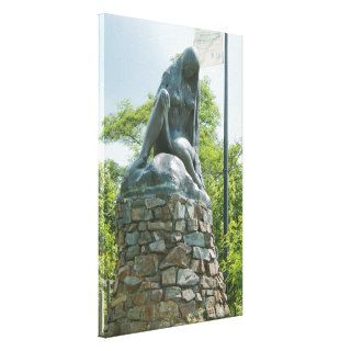 Statue of Lorelei Gallery Wrapped Canvas