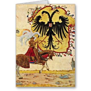 Reichsbanner And Sword By Albrecht Altdorfer Greeting Cards