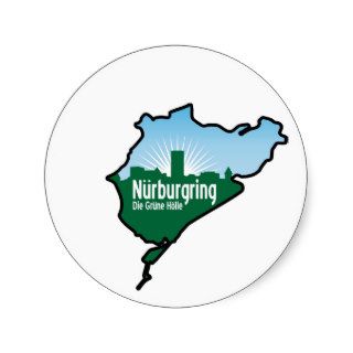 Nurburgring Nordschleife race track, Germany Stickers