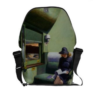 <Compartment C, Car 293> by Edward Hopper Messenger Bags
