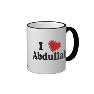 I Love Abdullah Coffee Mugs