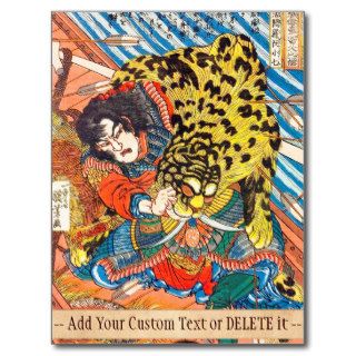 One of the 108 Heroes of the Popular Water Margin Post Card