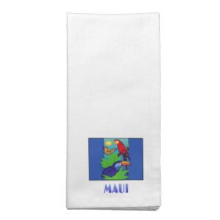 Macaw, Parrot, Butterfly & Jungle MAUI Cloth Napkin