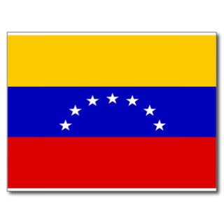 Venezuela Flag Postcard
