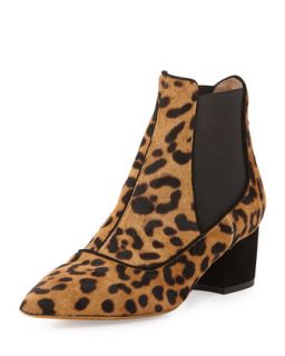 Calf Hair Chelsea Boot, Leopard   Tabitha Simmons   Leopard (40.5B/10.5B)
