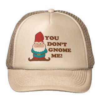 You Dont Gnome Me Mesh Hat