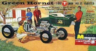 #0061 Monogram Classics Green Hornet Ford "T" Show and Go Roadster 1/24 Scale Plastic Model Kit,Needs Assembly Toys & Games