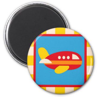 Cute Airplane Transportation Theme Kids Gifts Fridge Magnets