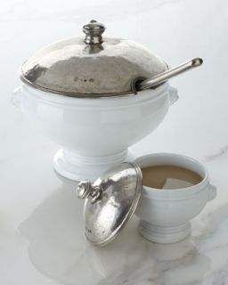 Soup Tureen with Ladle   ValPeltro