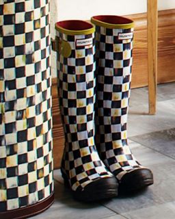 Courtly Check Hunter Boots   MacKenzie Childs