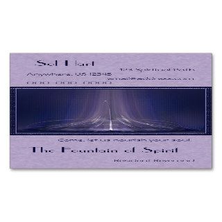 Fountain of Spirit Abstract Art Business Card Template