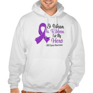 I Wear a Purple Ribbon For My Hero   GIST Cancer Pullover