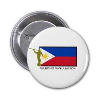 PHILIPPINES MANILA MISSION LDS CTR PINBACK BUTTON