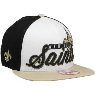 NFL New Era New Orleans Saints Chriograph 9Fifty Snapback Hat   Old Gold/Black/White  Baseball Caps  Sports & Outdoors