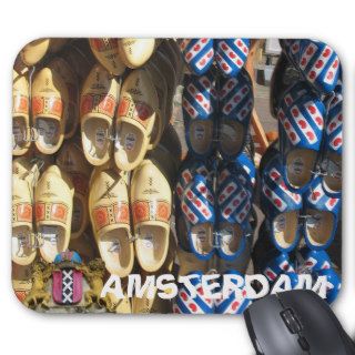 Amsterdam Wooden Shoes Photo Mousepad