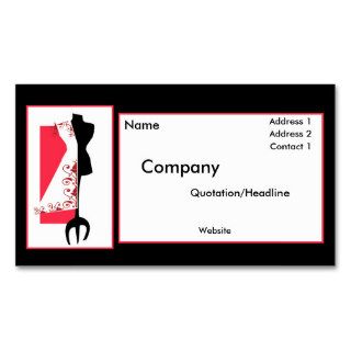 Dressmaker #2/Fashion Design Business Cards